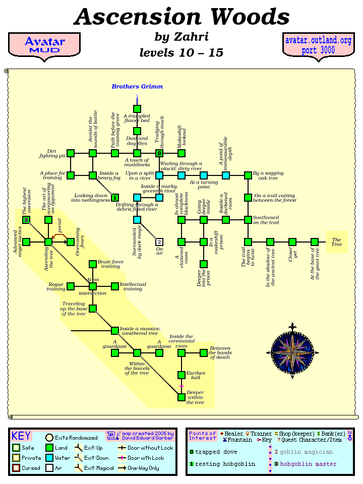 Avatar MUD Area Map - Ascension Woods.GIF