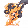Fire Elemental 097 CC-BY-SA Oozejar-sm.png